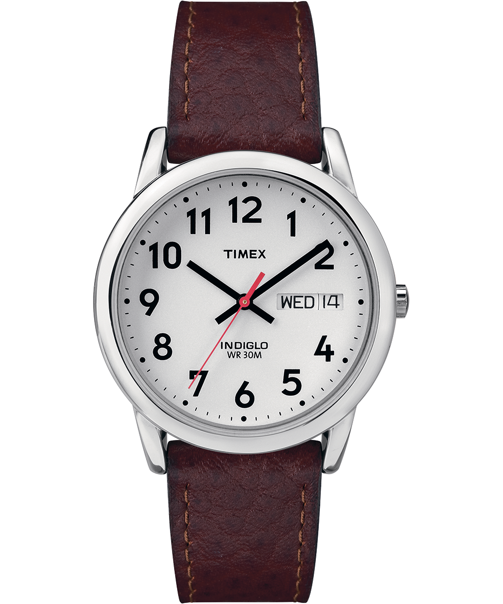 Easy Reader Day Date 35mm Leather Strap Watch - T20041 | Timex CA