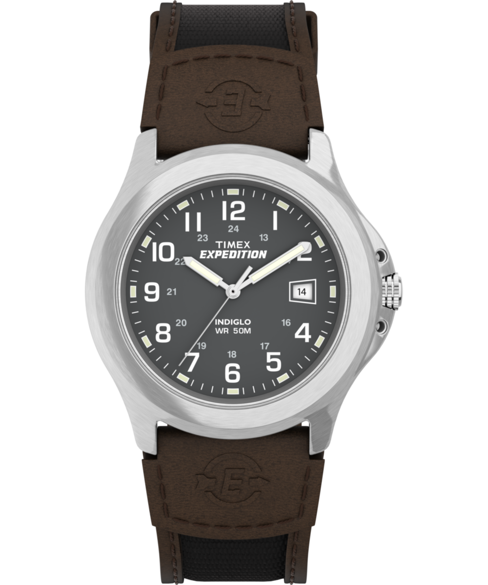 Expedition Metal Field 40mm Leather Strap Watch - T40091 | Timex CA