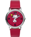 TW2W26200 Marlin® Hand-Wound x Peanuts Snoopy Dancing Reissue 34mm Leather Strap Watch Primary Image