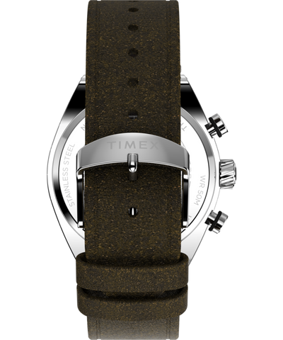 TW2W50100 Timex Legacy Tonneau 42mm Leather Strap Watch Strap Image