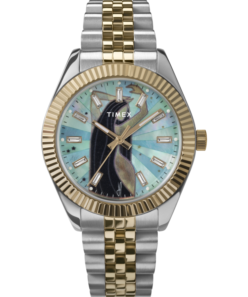 Timex x Jacquie Aiche Musings 36mm Stainless Steel Bracelet Watch