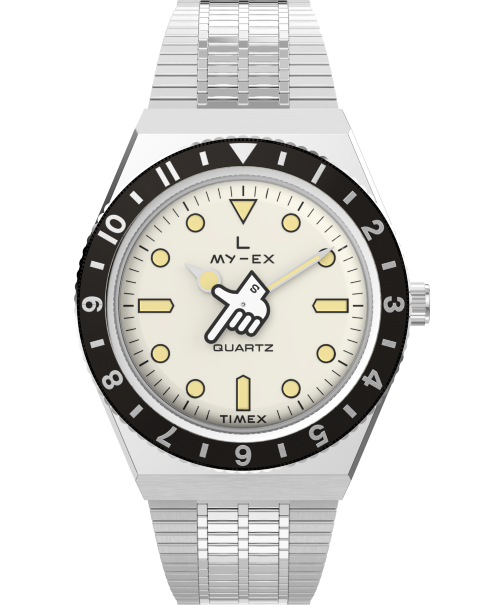 Timex x seconde/seconde/ Loser 38mm Stainless Steel Bracelet Watch