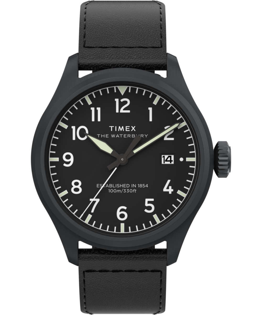 Waterbury Ace 41mm Leather Strap Watch - TW2Y18900 | Timex CA
