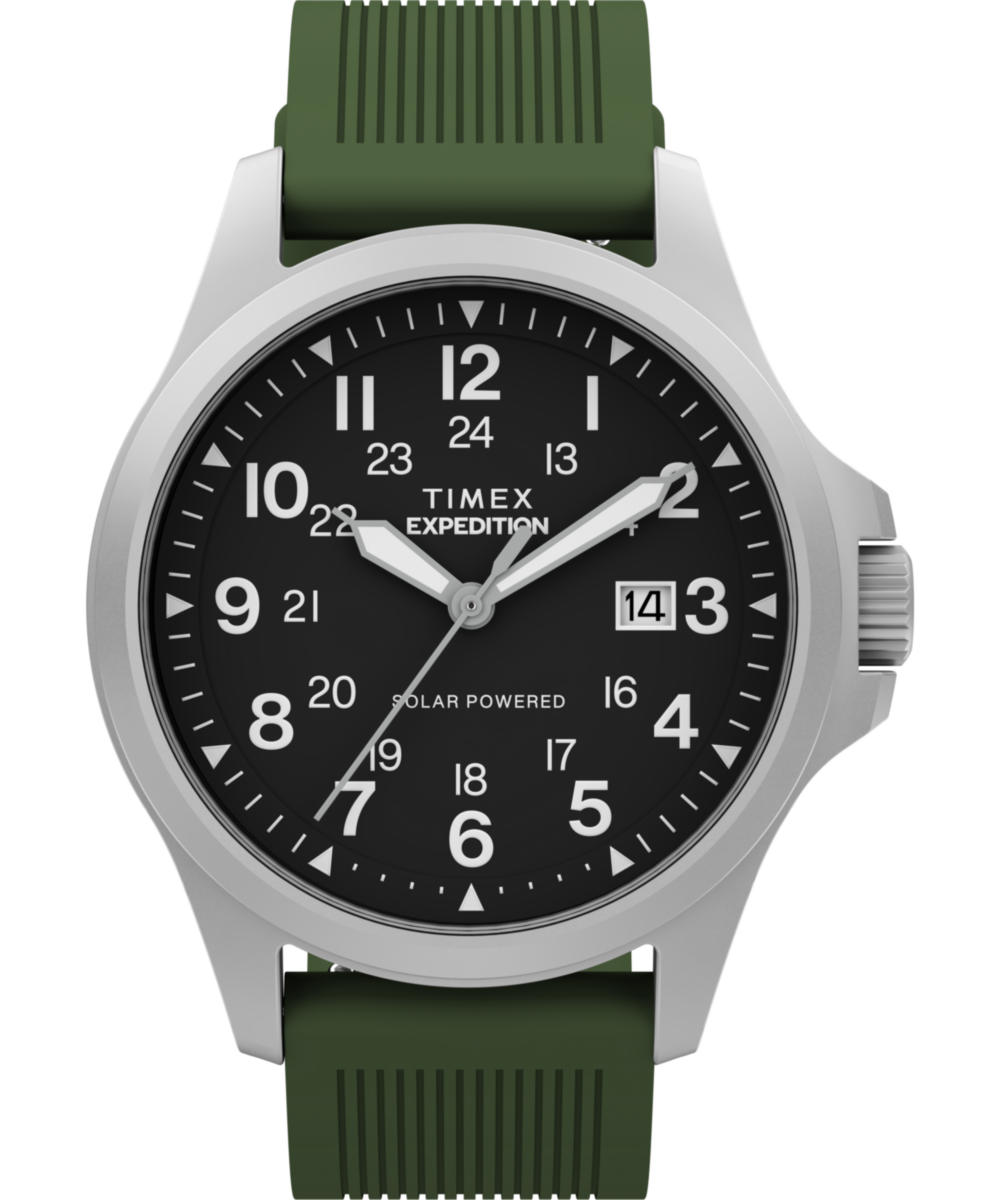 Expedition® Field Post Solar 41mm Silicone Strap Watch - TW2Y31600