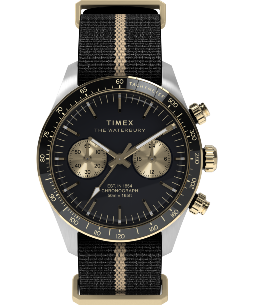 Waterbury Heritage Chronograph 39mm Fabric Strap Watch - TW2Y35400
