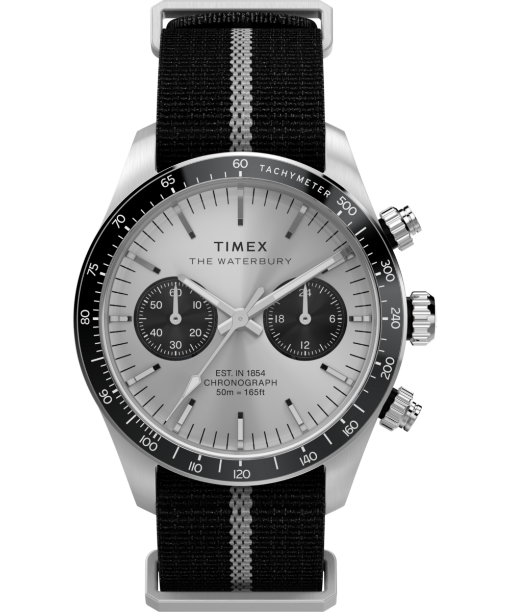 Waterbury Heritage Chronograph 39mm Fabric Strap Watch - TW2Y35500