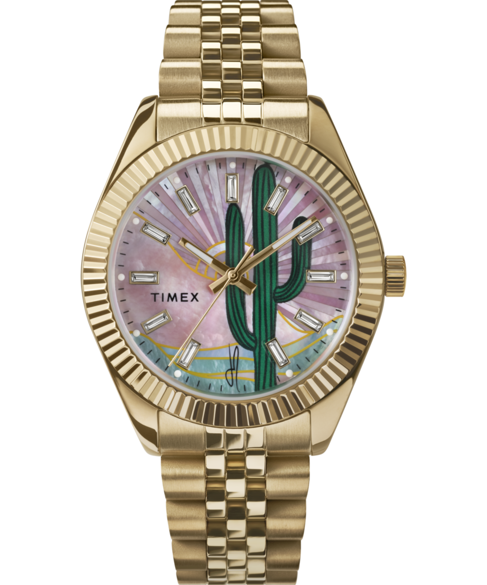 Timex x Jacquie Aiche Desert Daze 36mm Stainless Steel Bracelet