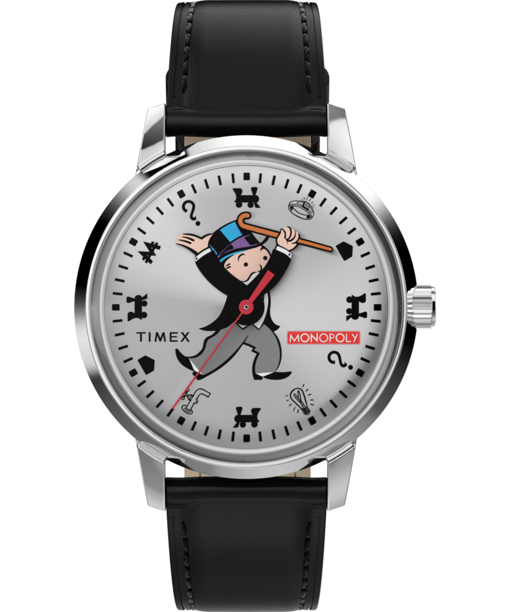 mmts0727 Monopoly x Timex Marlin® 38mm Leather Strap Watch - TW2Y46900