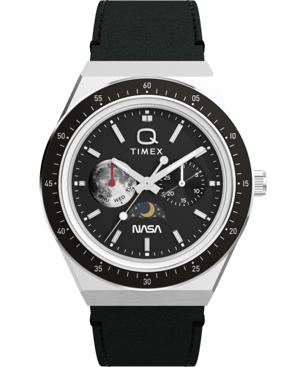 Q Timex NASA 40mm Leather Strap Watch - TW2Y56800 | Timex CA