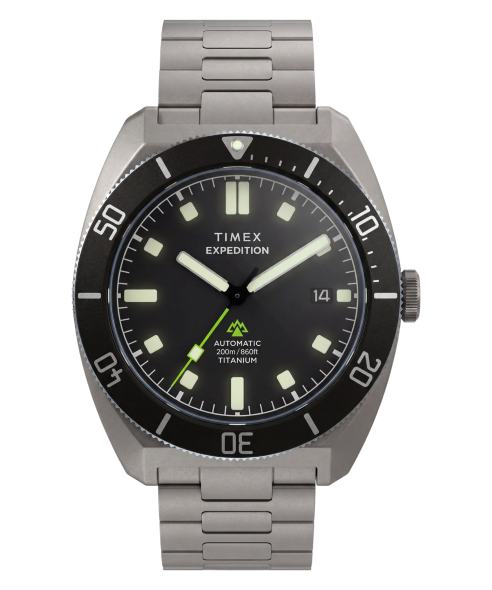 テンピュール Expedition® Pioneer Titanium Automatic 41mm Bracelet Watch