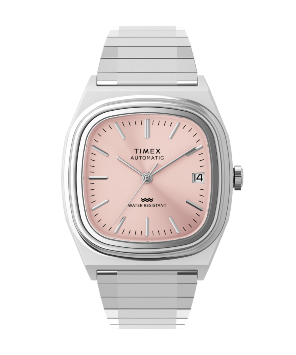 Timex® Automatic 1983 E Line 34mm Stainless Steel Expansion Band