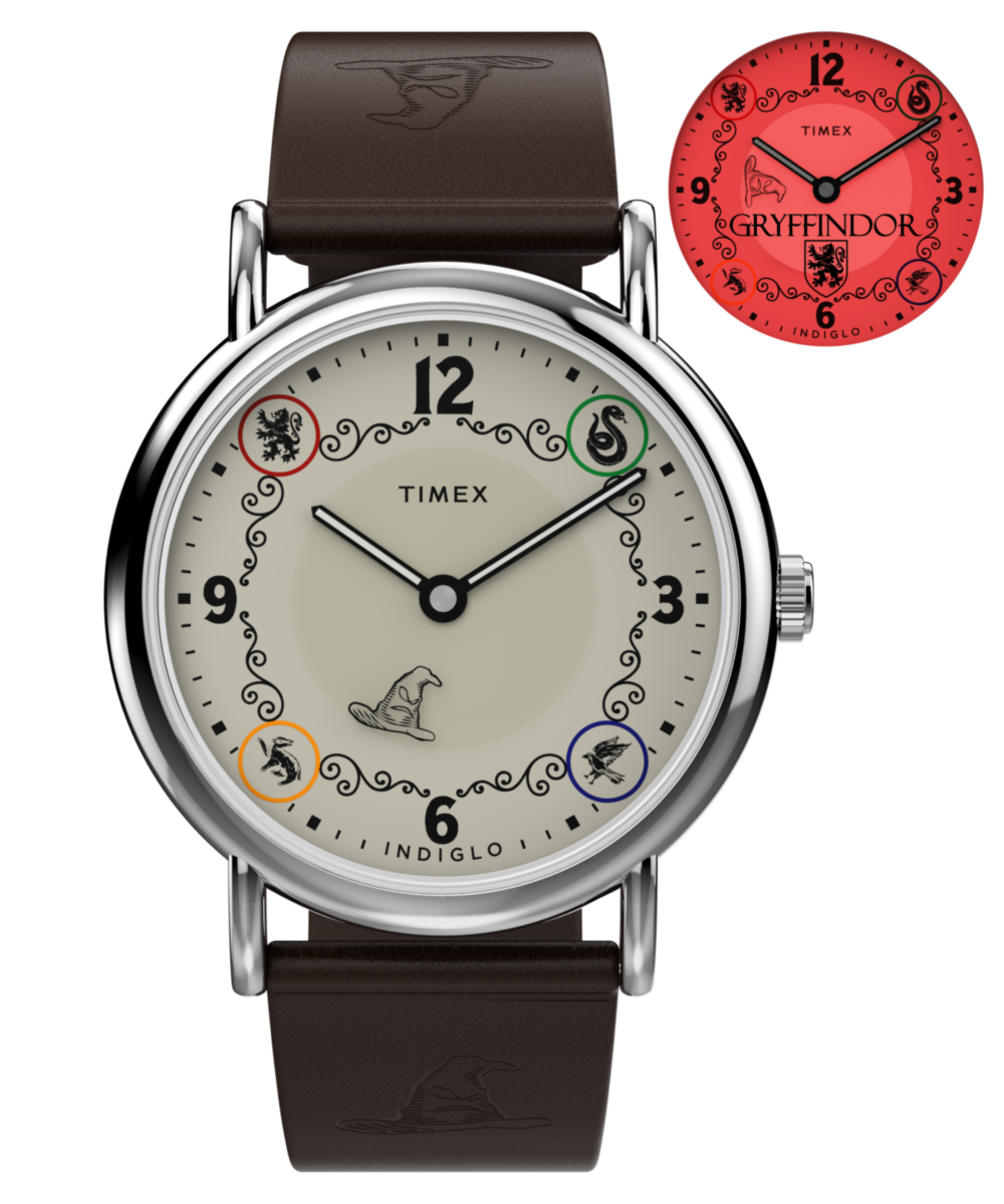 Harry Potter x Timex Weekender Gryffindor House 38mm Leather Strap