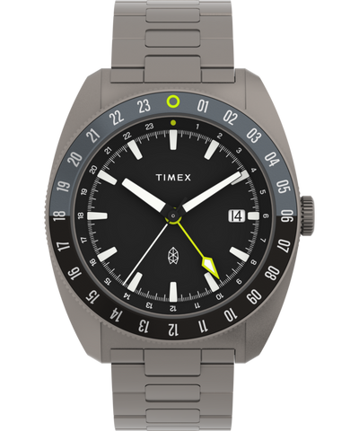 TWG065500 Timex x The James Brand Automatic GMT 41mm Titanium Bracelet Watch Box Set Primary Image