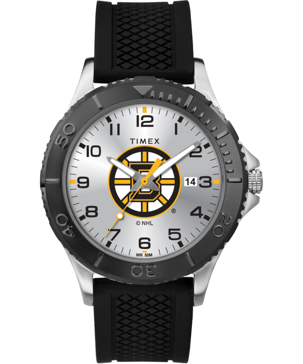 Boston Bruins Watch | Timex Gamer Black NHL Watch Tribute