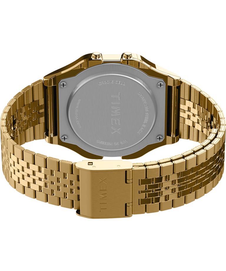 TW2R79200N9 Timex T80 34mm Stainless Steel Bracelet Watch caseback image