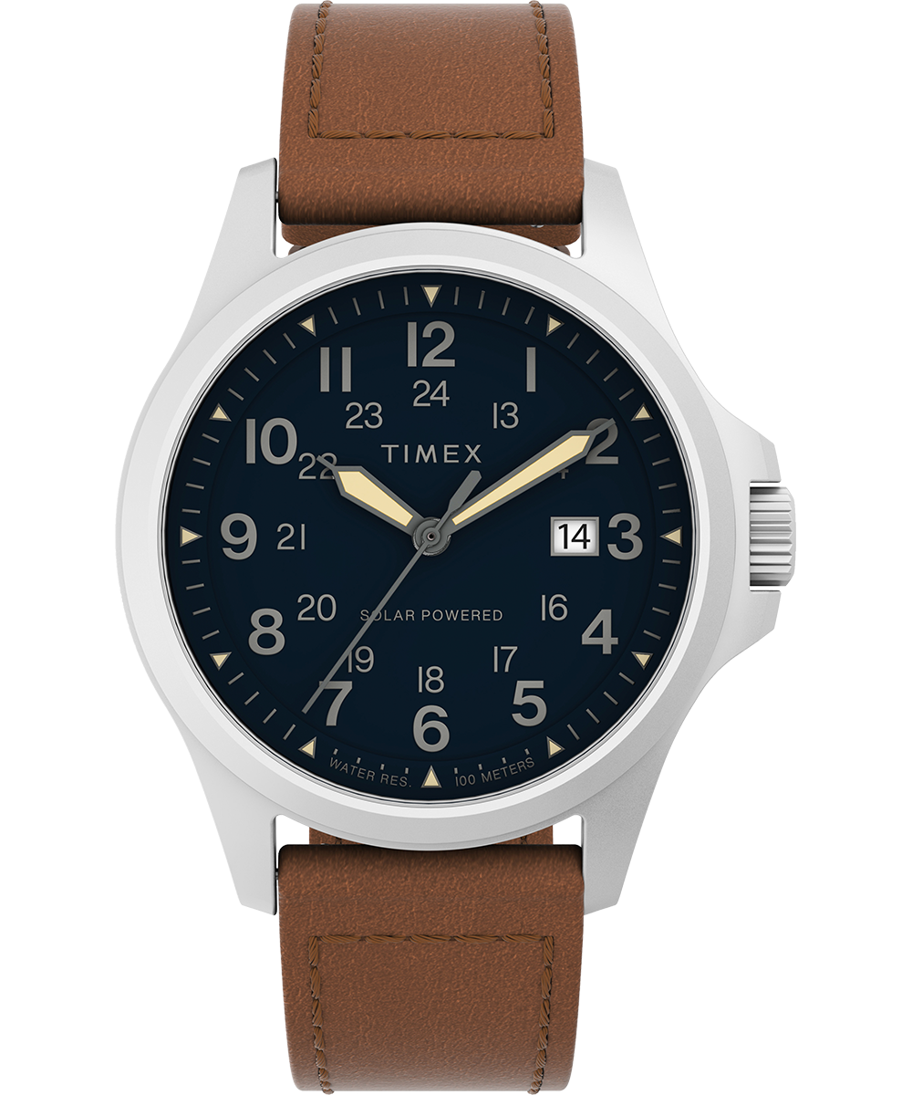 Expedition North® Field Post Solar 41mm Eco-Friendly Leather Strap Wat -  TW2V03600 | Timex CA