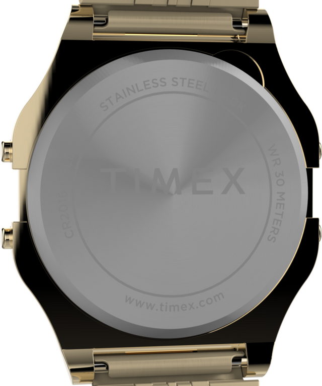 TW2V19400YB Timex T80 34mm Stainless Steel Bracelet Watch caseback image