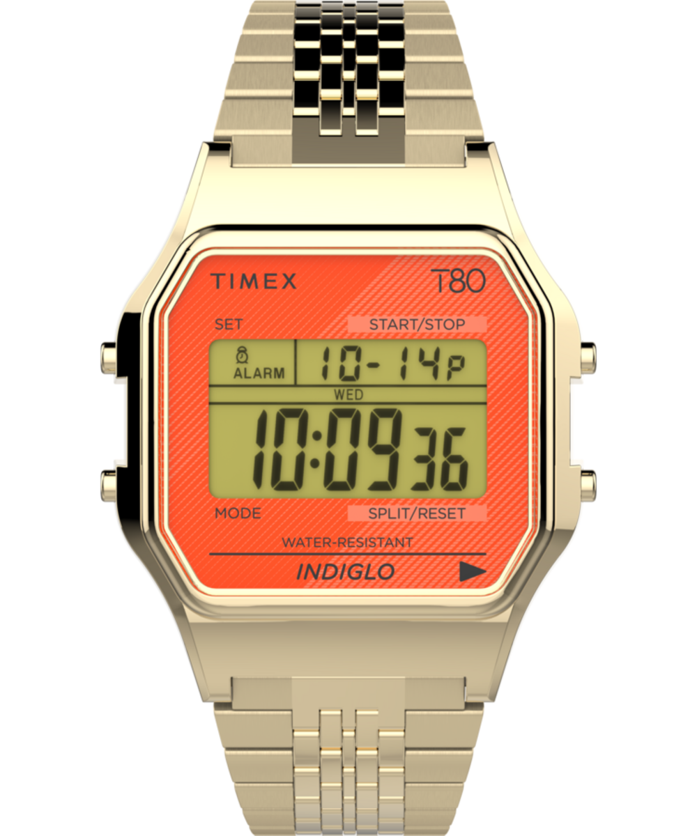 Timex T80 34mm Stainless Steel Bracelet Watch - TW2V19500 