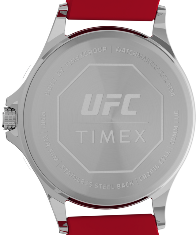 TW2V58200JR Timex UFC Gamer 42mm Silicone Strap Watch caseback image