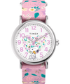 TW2V77800GP Timex Weekender X Peanuts In Bloom 38mm Fabric Strap Watch primary image