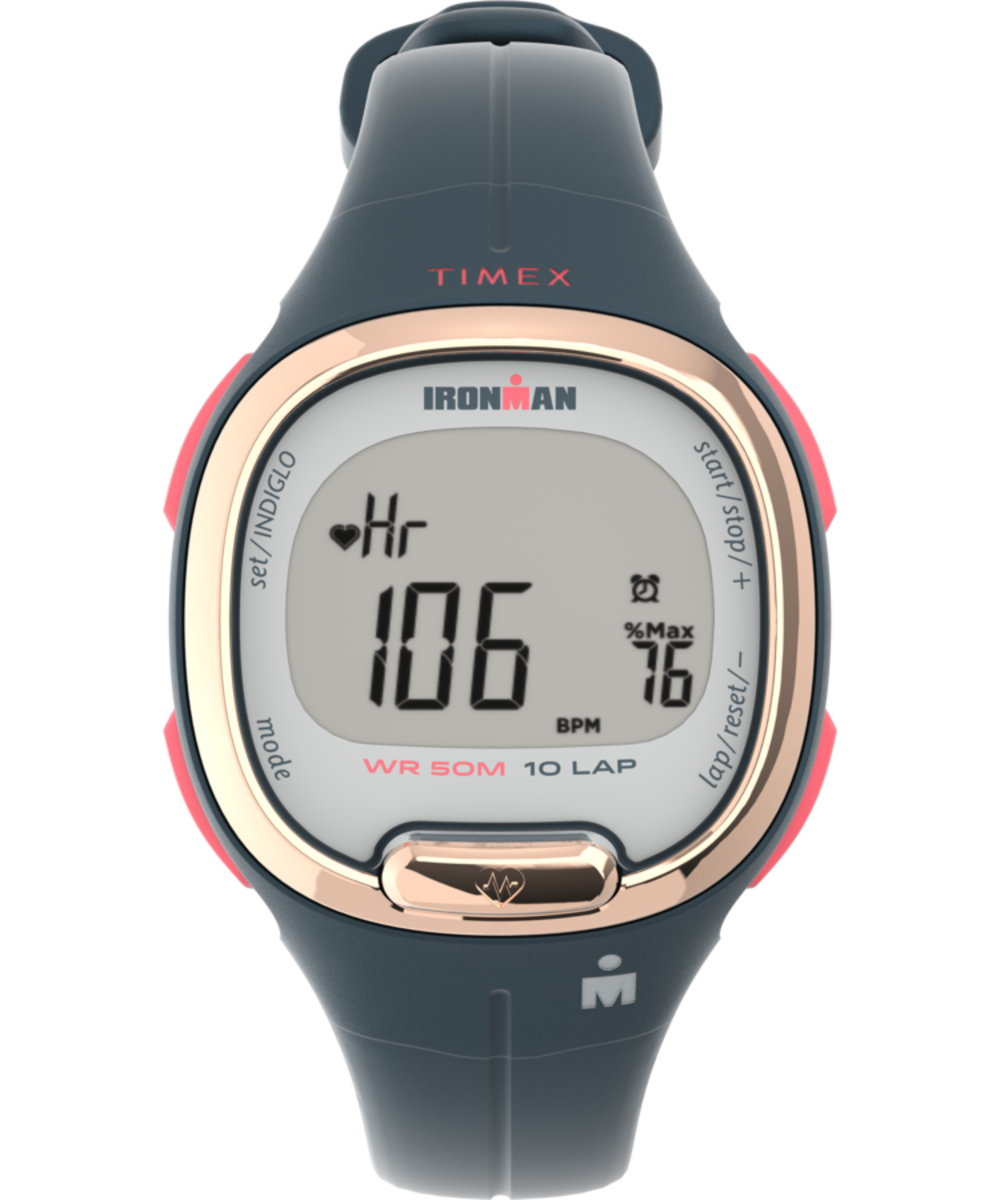 Timex Ironman HeartFIT Transit+ 33mm Resin Strap Activity and Heart Rate  Watch