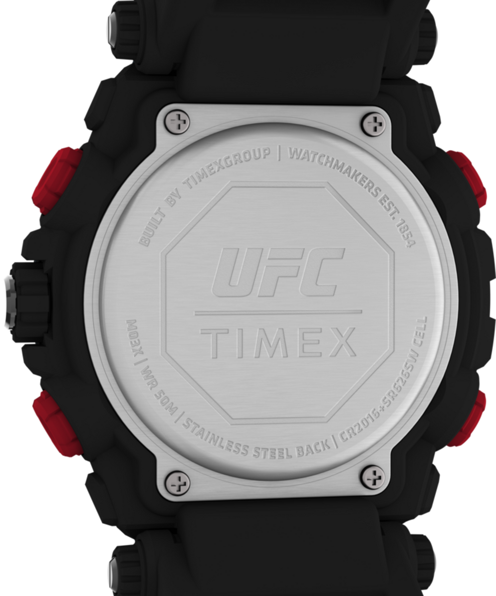 TW5M52800GP Timex UFC Impact 50mm Resin Strap Watch caseback image