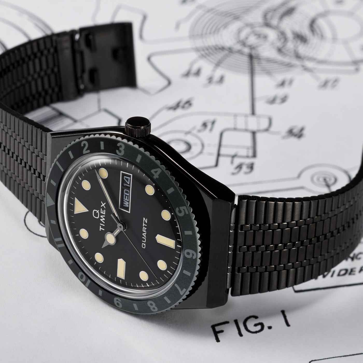 Q Timex Reissue 38mm Stainless Steel Bracelet Watch - TW2T80700 