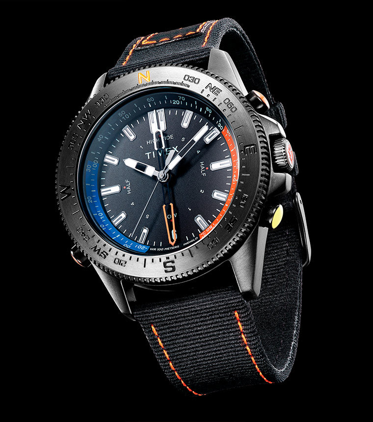 Expedition North Tide-Temp-Compass 45mm Silicone Strap Watch