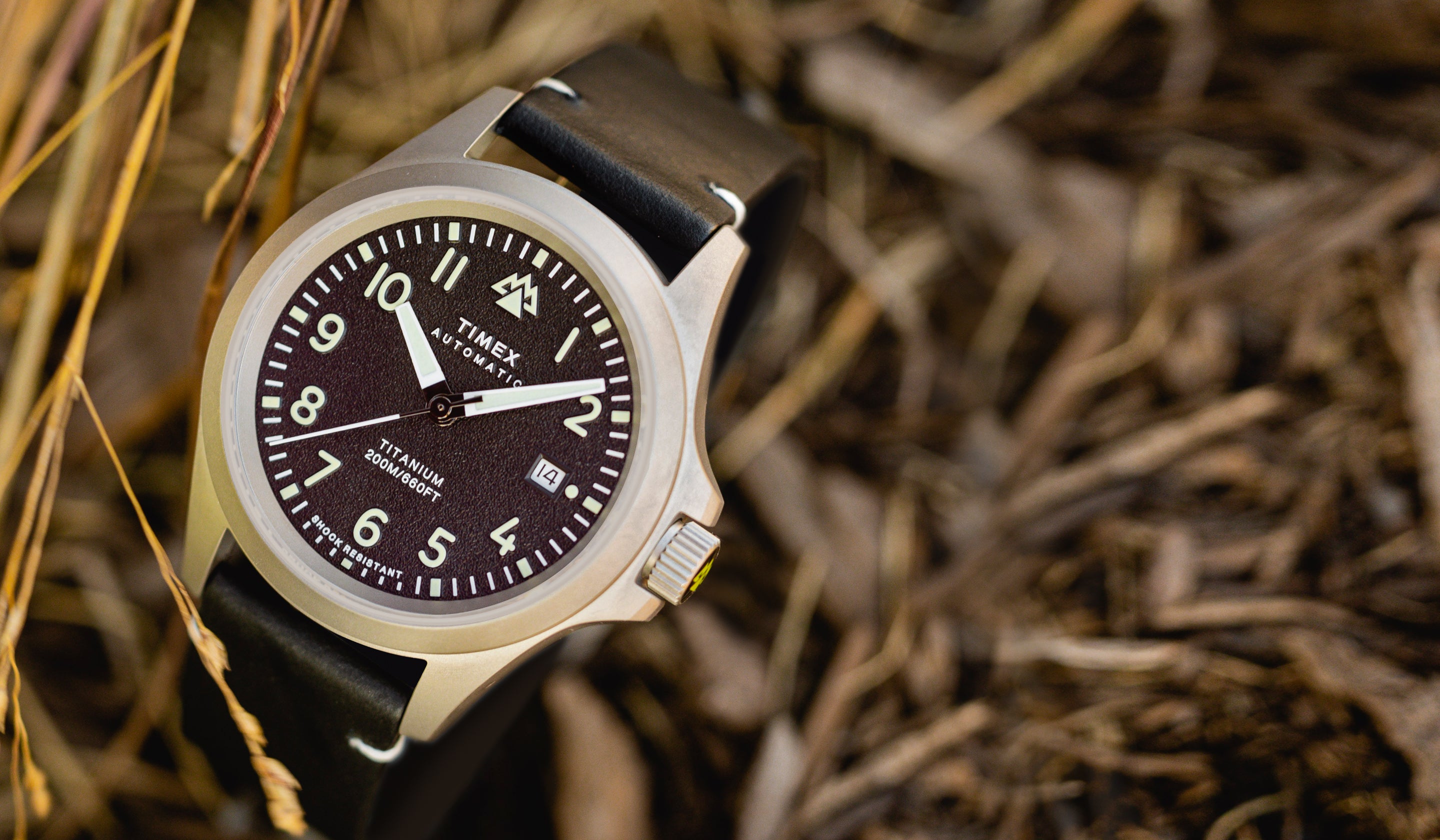 Expedition North® Titanium Automatic 41mm Eco-Friendly Leather 