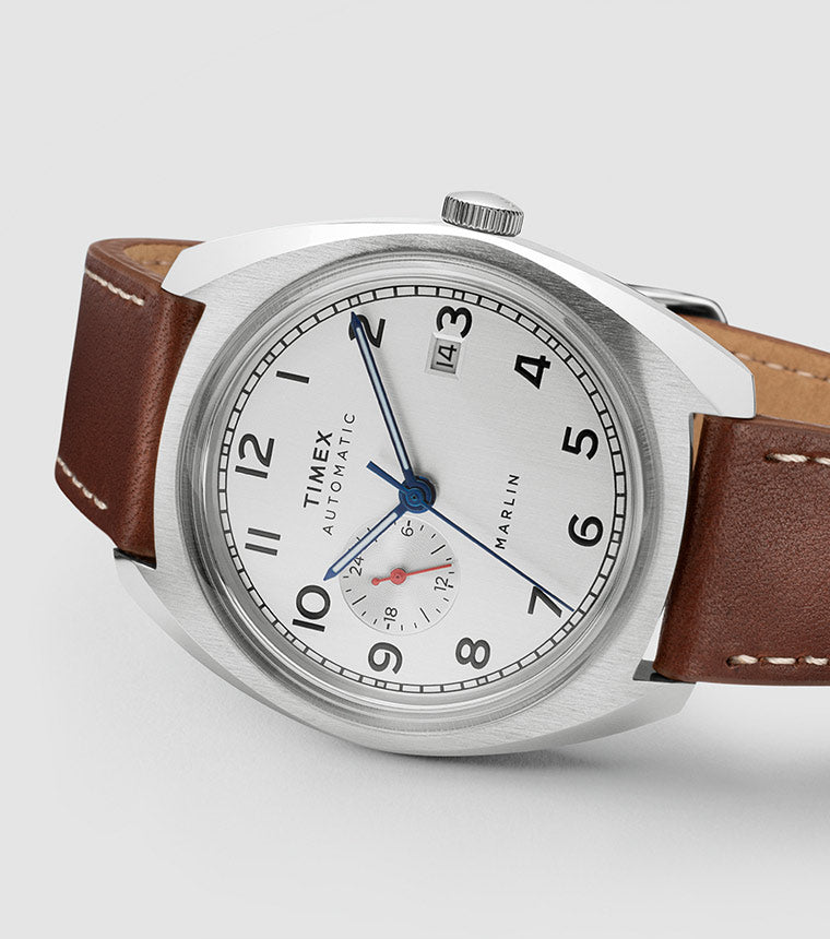 Automatic watch leather strap new arrivals