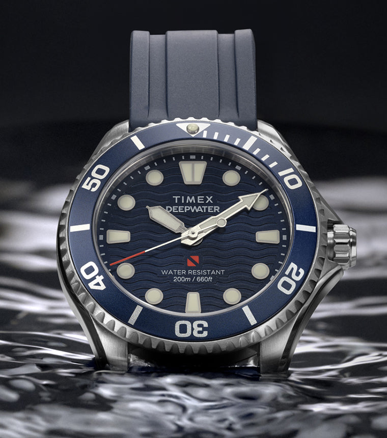 Deepwater Meridian 200 38mm HNBR Rubber Strap Watch - TW2Y40300