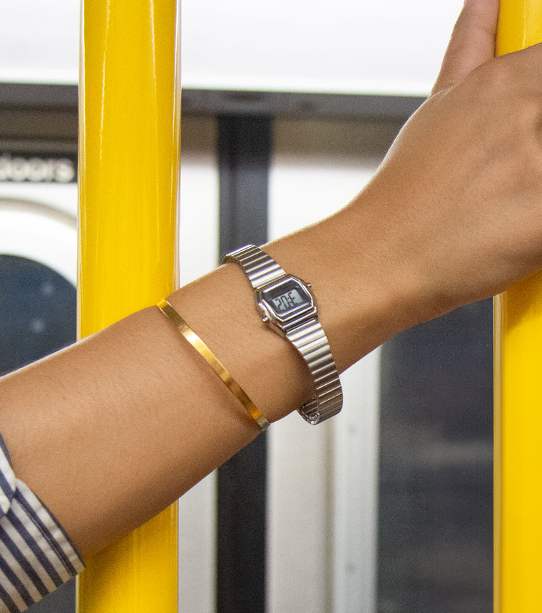 時計 timex teeny tiny Teeny Tiny Timex Endorsed by Dimepiece 20mm Stainless Steel