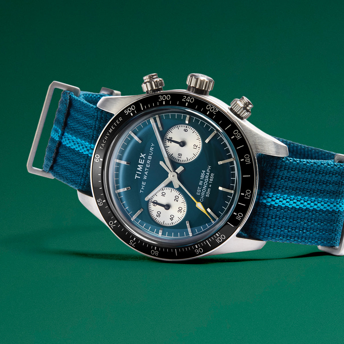 Waterbury Heritage Chronograph 39mm Fabric Strap Watch - TW2Y39000