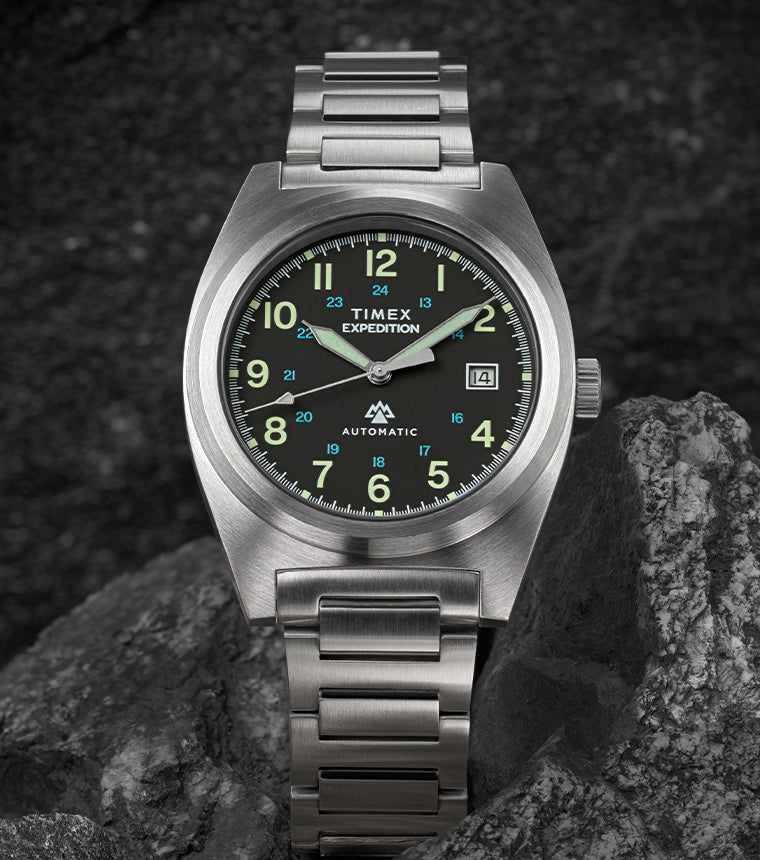 Expedition® Capstone Automatic 39mm Stainless Steel Bracelet Watch