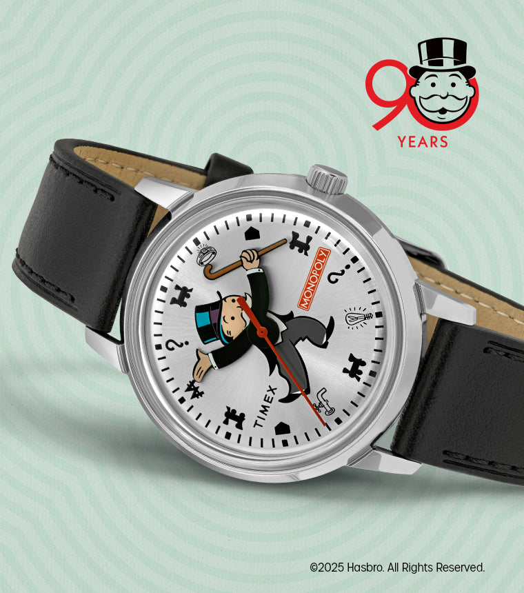 Monopoly x Timex Marlin® 38mm Leather Strap Watch - TW2Y46900