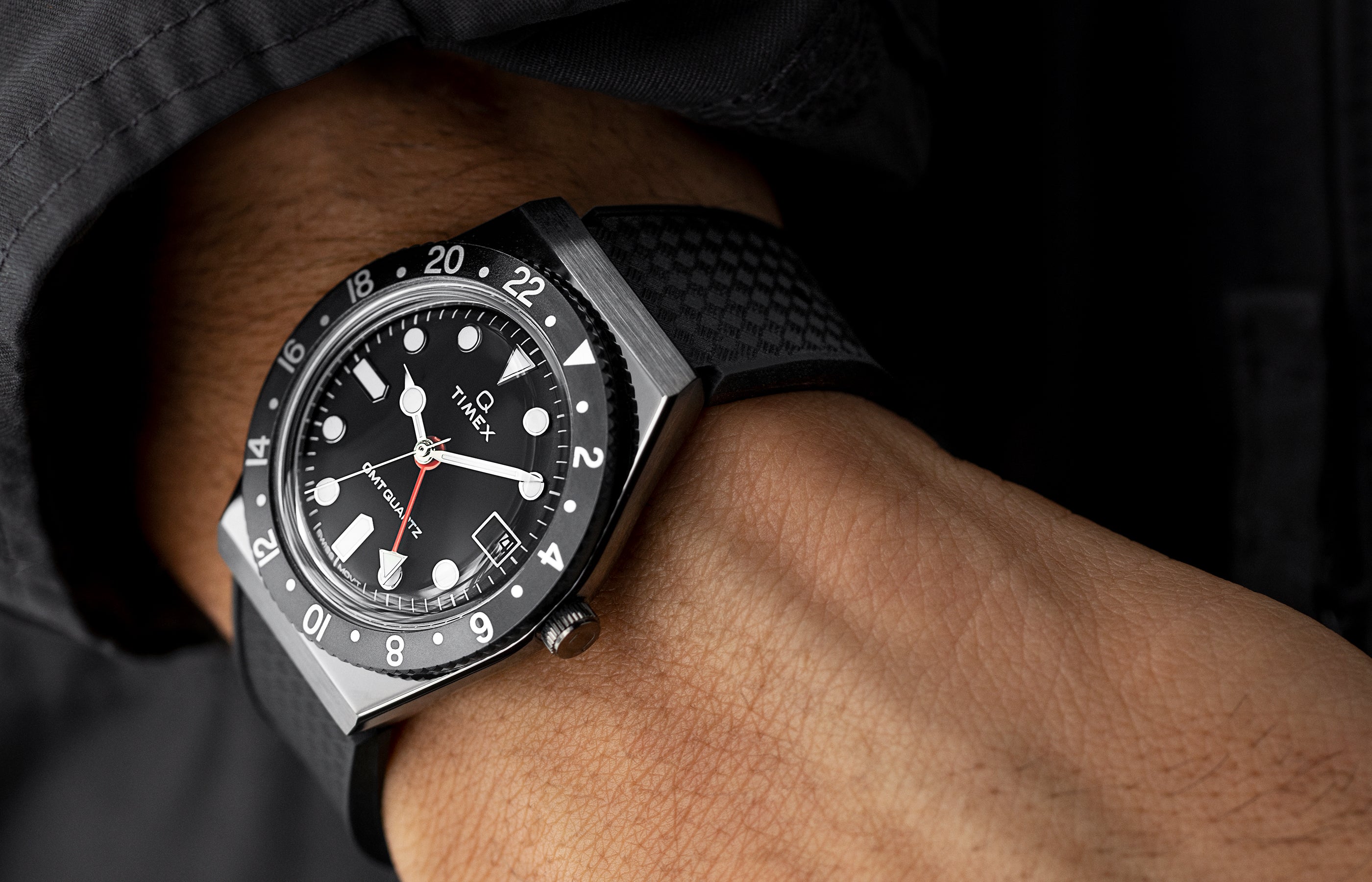 時計 timex Q gmt tw2v38100vk Q Timex Diver GMT 38mm Stainless Steel Band – Timex Philippines