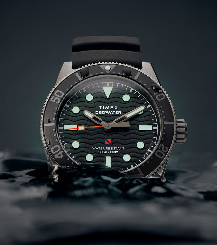 Deepwater Reef 200 41mm Synthetic Rubber Strap Watch - TW2W74700