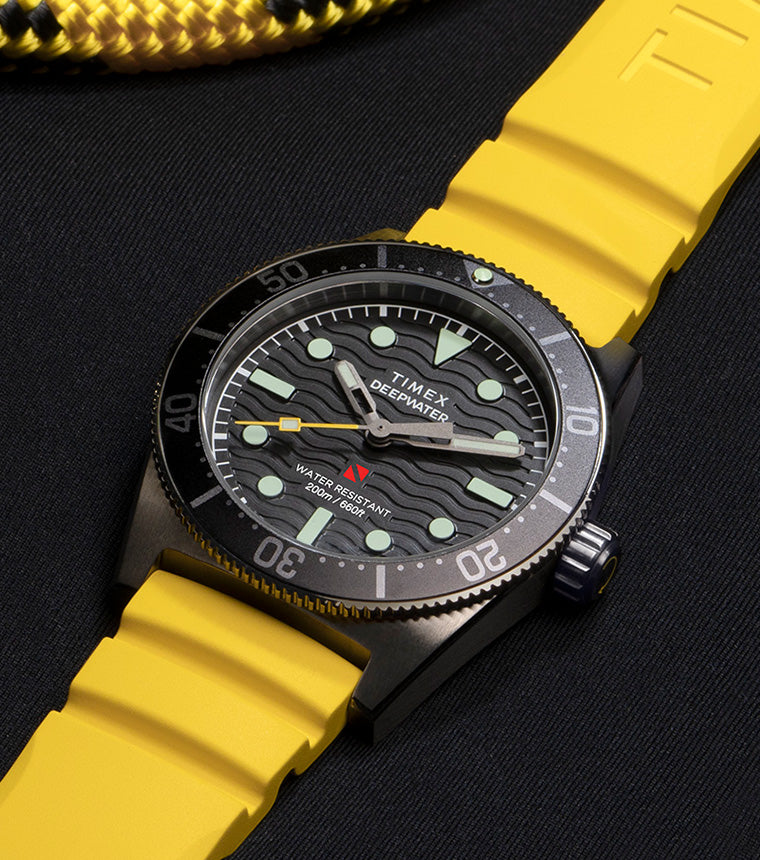 Deepwater Reef 200 41mm Synthetic Rubber Strap Watch - TW2W74800