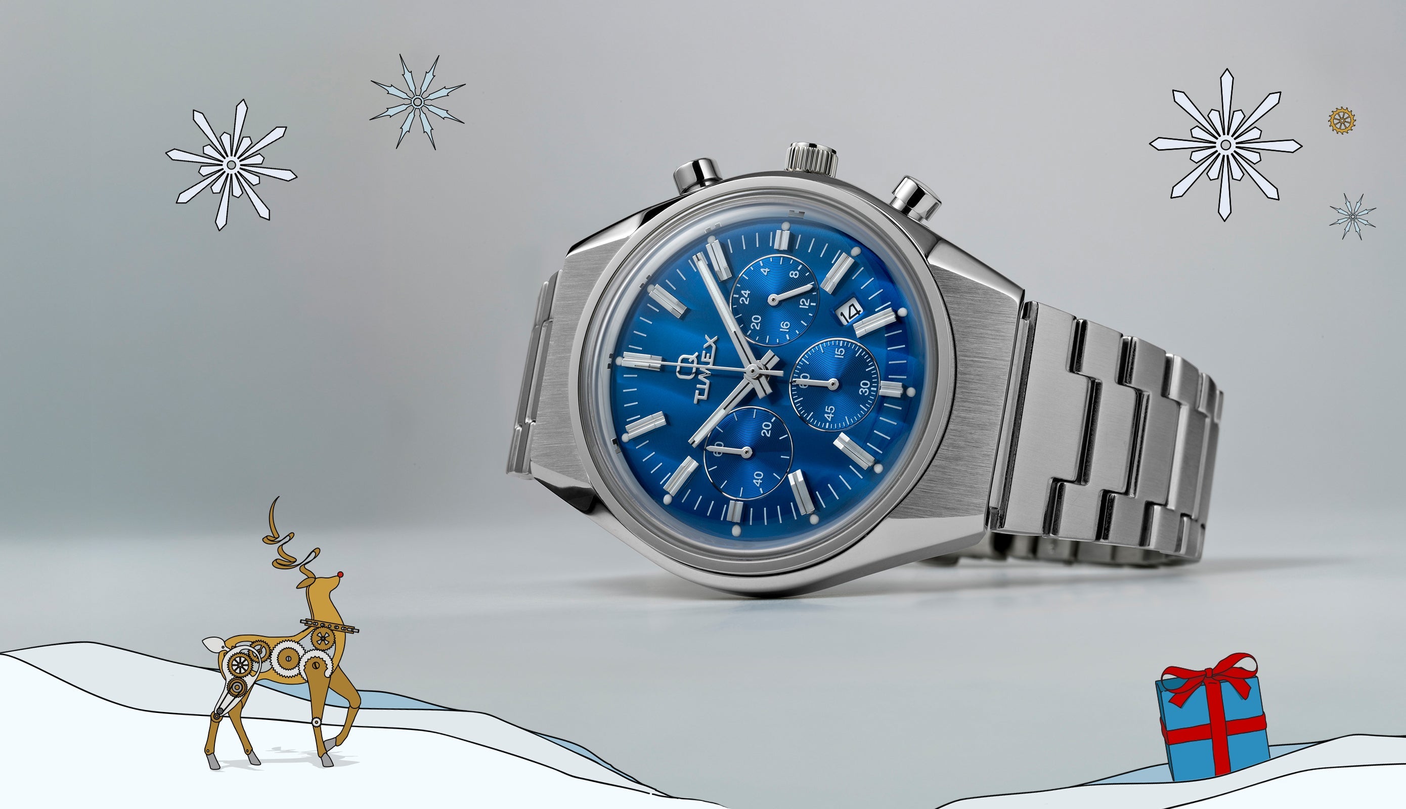 Ronherman × TIMEX WATCH クォーツ腕時計NAVY Ronherman × TIMEX WATCH