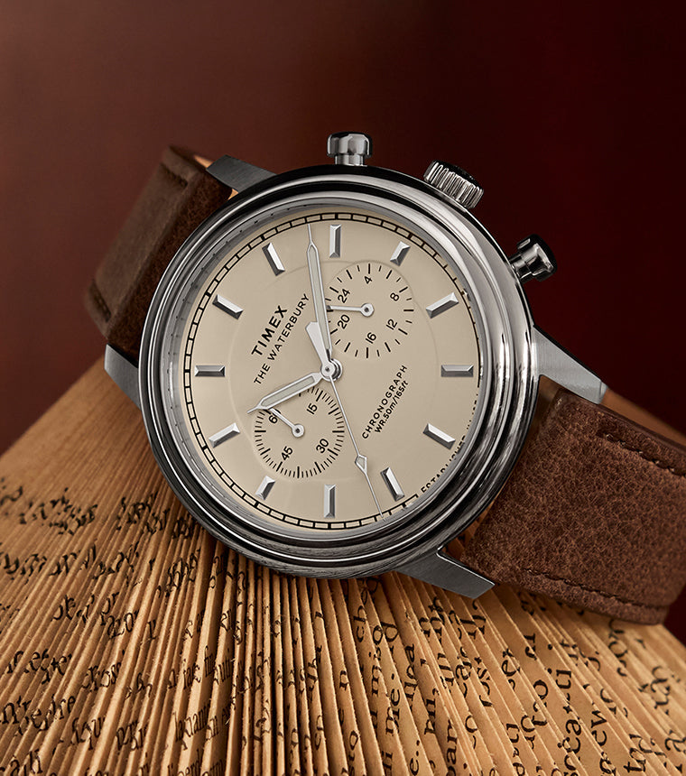 Waterbury Metropolitan Chronograph 41mm Leather Strap Watch