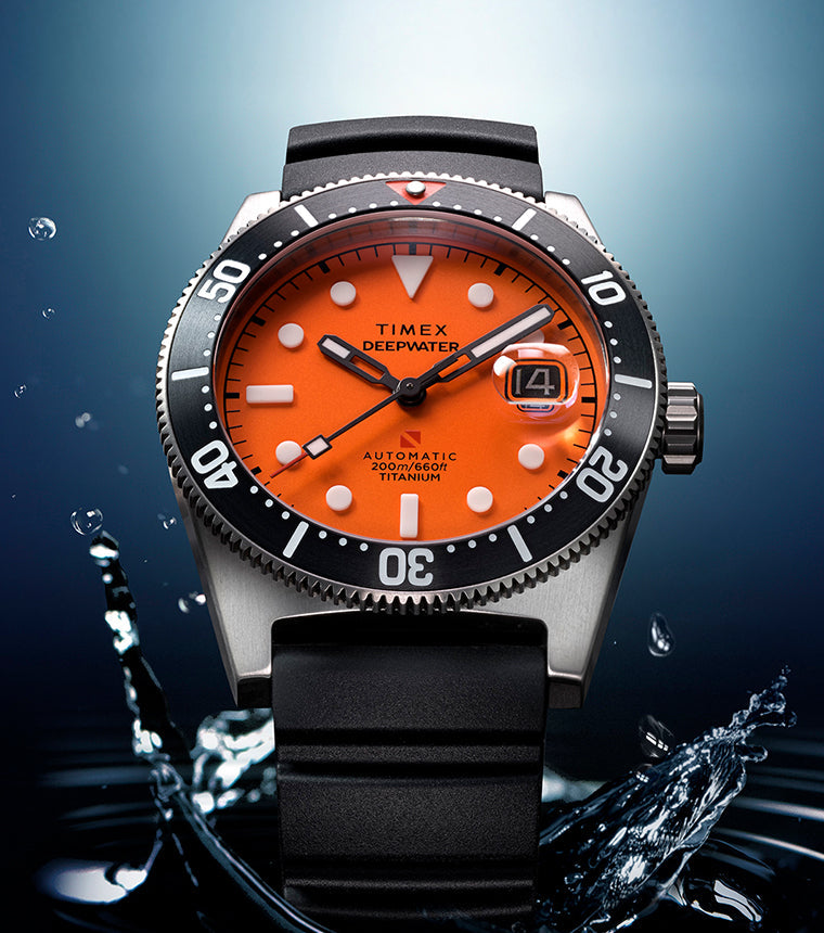 Deepwater Reef 200 41mm Synthetic Rubber Strap Watch - TW2Y64300