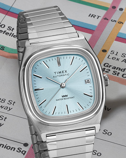 Timex x Wednesday Weekender 37mm Leather Strap Watch - TW2Y19400