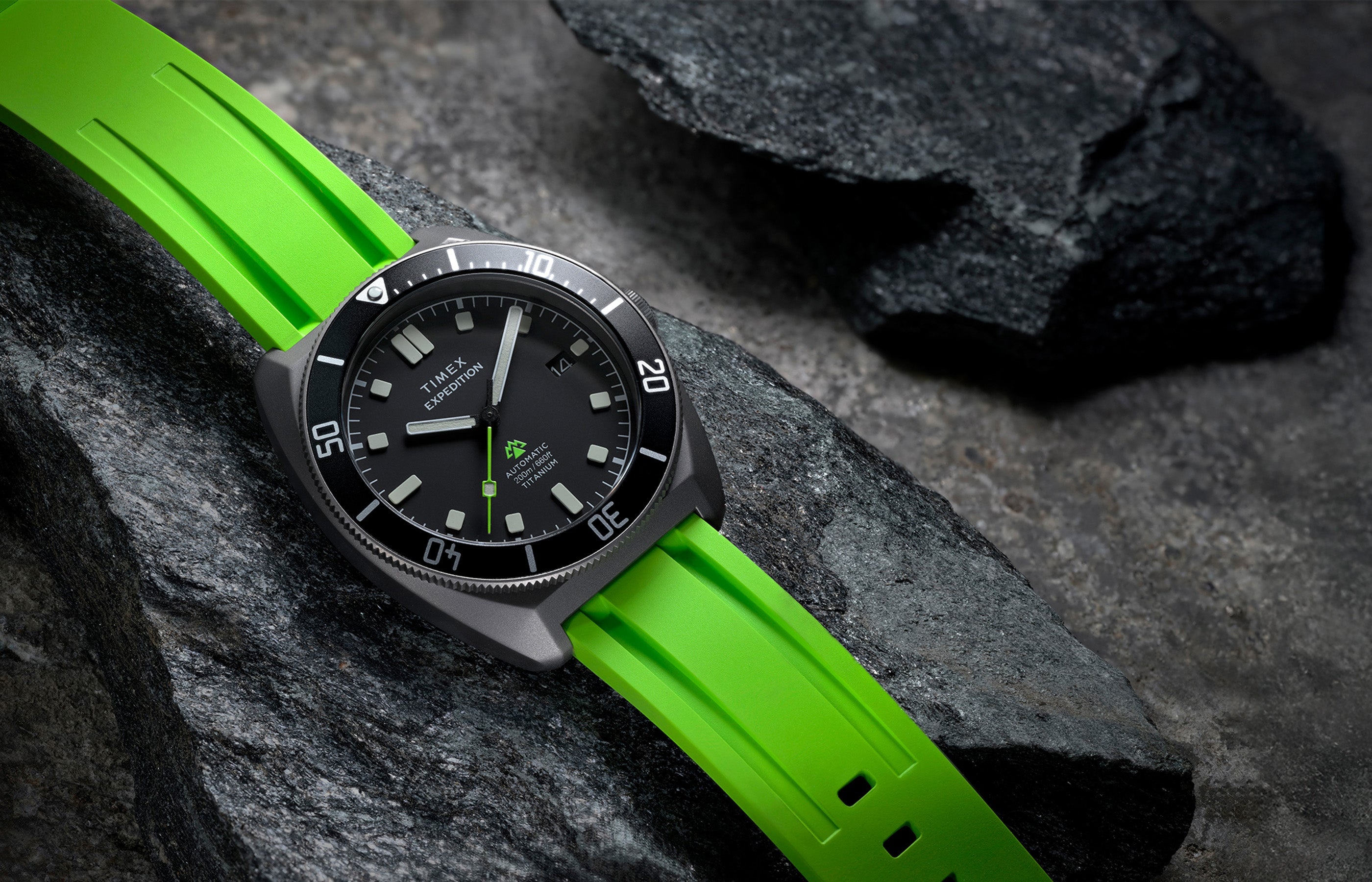 Expedition® Pioneer Titanium Automatic 41mm HNBR Synthetic Rubber