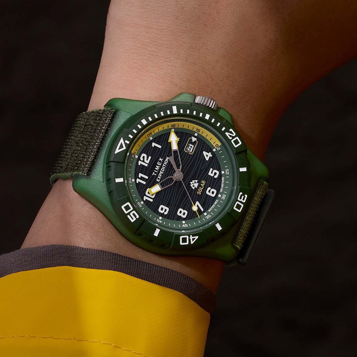 Expedition® Freedive Solar 46mm #tide Fabric Strap Watch