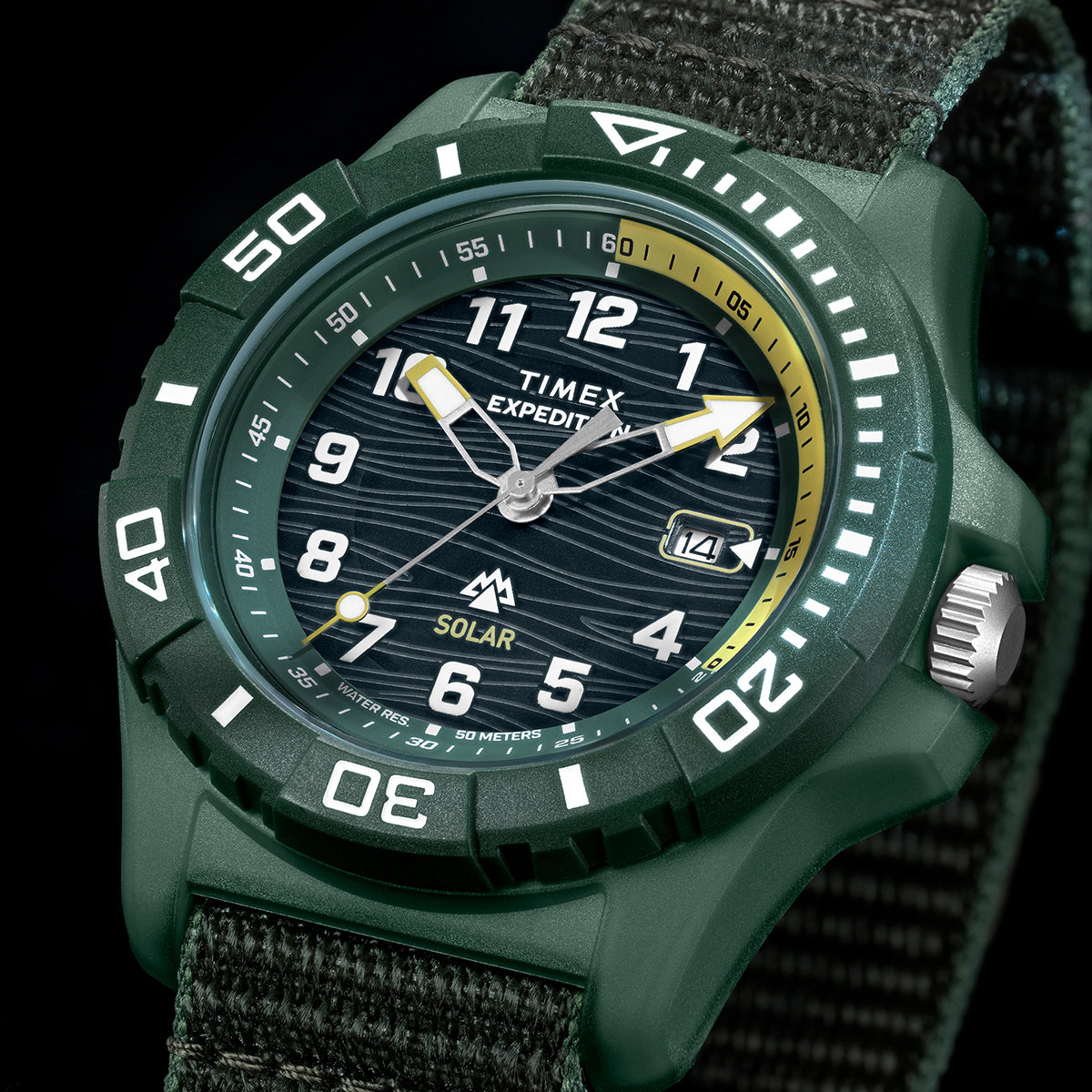 Redmi TT オーシャングリーン64GB Expedition® Freedive Solar 46mm #tide Fabric Strap Watch
