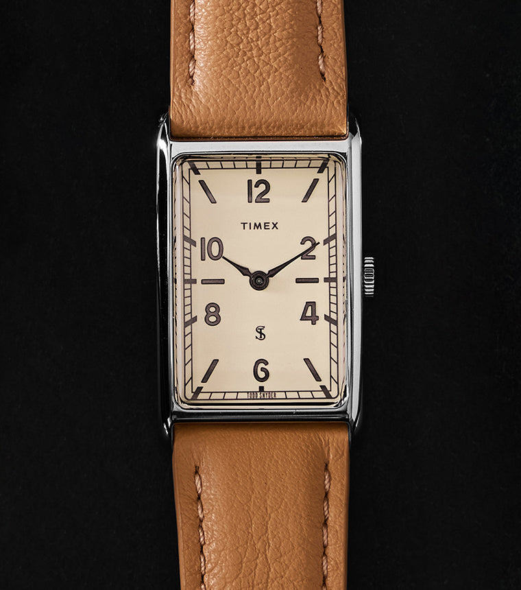 Todd Snyder x Timex 1976 Lexington 21mm Leather Strap Watch