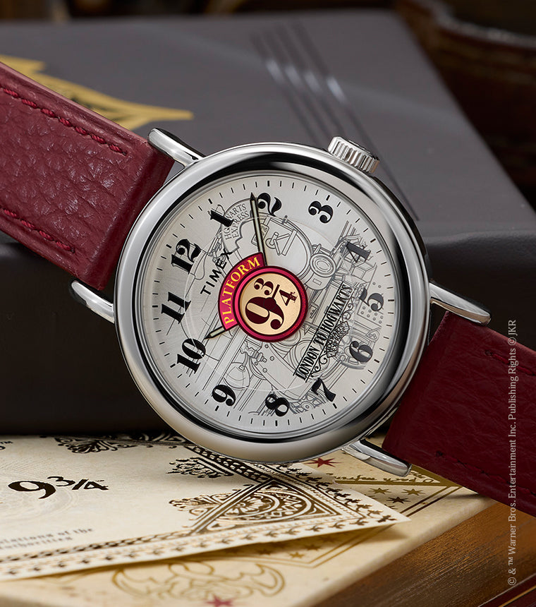 Harry Potter x Timex Weekender Platform 9 3/4 37mm Leather Strap