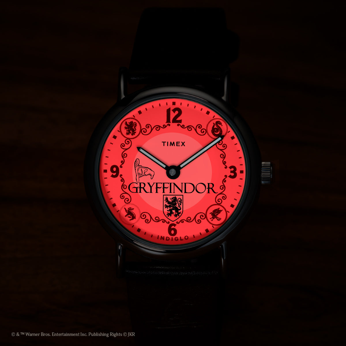 クラッシックウォッチ Harry Potter x Timex Weekender Gryffindor House 38mm Leather Strap