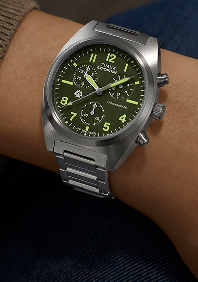 Expedition® Capstone Chronograph 41mm Stainless Steel Bracelet
