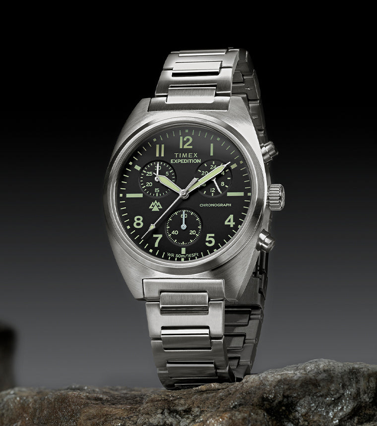Expedition® Capstone Chronograph 41mm Stainless Steel Bracelet
